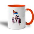 Eritish Flag Blue Tasse Zweifarbig