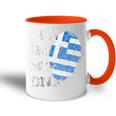 Es Ist In My Dna Greek Genetics Greek Roots Tasse Zweifarbig