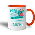 Father's Day Papa Superheroersucht Das Beste Geschenk Father S Tasse Zweifarbig