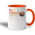 Never Forget Pluto Estilo Retro Divertido Espacio Divertido Ciencia Divertida Accent Mug