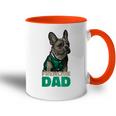 Frenchie Dad French Bulldog Dad Tasse Zweifarbig