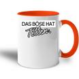 Das Böse Hat Titten Tasse Zweifarbig