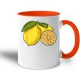 Lemon Citrus Fruit Tasse Zweifarbig