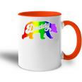 Gay Bear Passendes Gay-Paar- Lustiges Papa- Tasse Zweifarbig