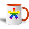 Gendersternchen Lgbtq Genderstern Tasse Zweifarbig