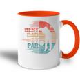 Golf Golfspieler Papa Tasse Zweifarbig