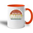 Herren Lass Mich Durch Ich Bin Der Papa Papa Tasse Zweifarbig