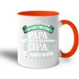 Herren Opa Atertag Papa Spruch Grossvater Geburtstag Tasse Zweifarbig