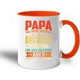 Herren Papa Undater Geschenk Lustiger Spruch Herrenatertag Tasse Zweifarbig