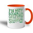 Herren Stepdad Stiefvater Papa Inspirierendes Zitatater Tochter Tasse Zweifarbig