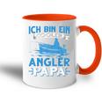 Ich Bin Ein Cooler Angler Papa Ich Bin Ein Ein Cooler A S Tasse Zweifarbig