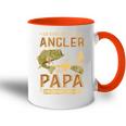 Ich Habe Zwei Titel Angler Und Papa Hecht Mann Carp Fishing S Tasse Zweifarbig