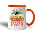 Ich Werde Papa 2024 Geschenkeen Für Werdendeater Tasse Zweifarbig