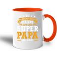 Keine Haare Um Ein Super Papa Zu Seinatertag Dad Tasse Zweifarbig