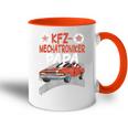 Kfz Mechatroniker Papa Schrauber Und Mechatroniker Tasse Zweifarbig