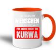 Kurwa Poland Pole Warsaw Tasse Zweifarbig