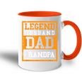 Legend Ehemann Papa Opaatertag Tasse Zweifarbig