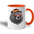 Lustiger Papa Bär Coolatertag Tasse Zweifarbig