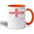 Manchester England Flag Uk Tasse Zweifarbig