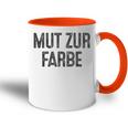 Mut Zur Farbe Tasse Zweifarbig