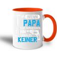 Then Kann Es Keine Wenn Papa Es Nicht Reparieren Kann Tasse Zweifarbig