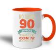 No Tengo 90 Años Tengo 18 Con 72 De Experiencia Divertido Accent Mug