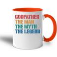 Padrino Hombre Mito Leyenda Ahijado Padrino Accent Mug