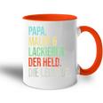 Painter And Painter Dad Legend Fatherintage Tasse Zweifarbig