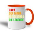 Papa Die Legend Father's Day S Tasse Zweifarbig