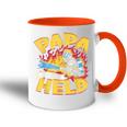 Papa Ist Mein Held Firemanoluntige Fire Brigade Tasse Zweifarbig