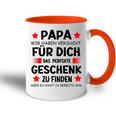 Papa Undater Motiv Lustiger Spruch Herrenatertag Tasse Zweifarbig