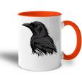 Schwarze Krähe Im Gothic- Mit Rabenmotiv Tasse Zweifarbig