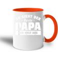 So Sieht Der Beste Papa Der Welt So Sieht Der Beste P Tasse Zweifarbig