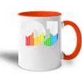 Texto De Dj Con Ecualizador De Coloración Led Para Discjockey Dj Accent Mug