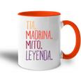 Tía Madrina Mito Leyenda Para La Madrina Accent Mug
