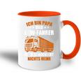 Truckeratertag Lkw-Fahrer Ich Bin Papa Und Lkwfahrer Truck Tasse Zweifarbig