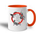 Uechi Ryu Karate Tasse Zweifarbig