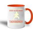 Underschätze Niemal Old Man Taekwondo Grandpa Dad Jumper Tasse Zweifarbig