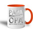 Vatertag Opa Geschenk Dad Ich Habe Zwei Titel Papa Und Opi Tasse Zweifarbig