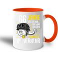 Vor 66 Jahren Der Fastest In Traffic 66Th Birthday Man Tasse Zweifarbig