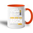 Wenn Papa Es Nicht Reparieren Kann Dad Craftsman Tasse Zweifarbig