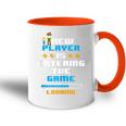 Werdender Papa Geschenk Schwangerschaft Partner Gamerater Tasse Zweifarbig