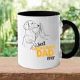 Best Dachshund Dad Ever Dachshund Dad Tasse Zweifarbig