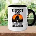 Bigfoot Dad Retro Papa Squatchintage Sasquatchatertag Tasse Zweifarbig