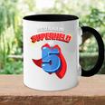 Children's 5Th Birthday Dieser Kleine Superheld Ist 5 Jahre Alt Held Tasse Zweifarbig