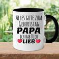 Children's Alles Gute Zum Geburtstag Papa Ich Hab Dich Lieb Tasse Zweifarbig