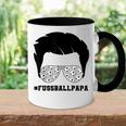 Fußballpapa Football Dad Tasse Zweifarbig