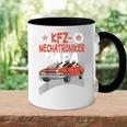 Herren Kfz Mechatroniker Papa Schrauber Und Mechatroniker Raglan Tasse Zweifarbig