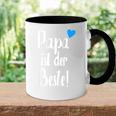 Kinder Papa Ist Der Beste Father Familien Papa 80 Tasse Zweifarbig