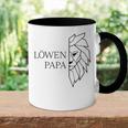 Löwen Papa S Tasse Zweifarbig